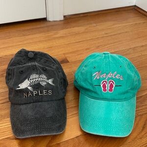 Naples Embroidered Caps Set